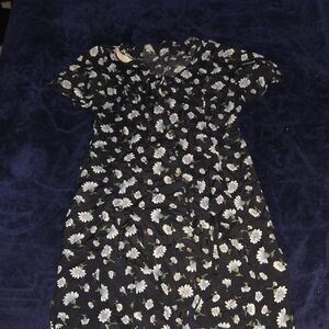 Floral Button-Up Dress